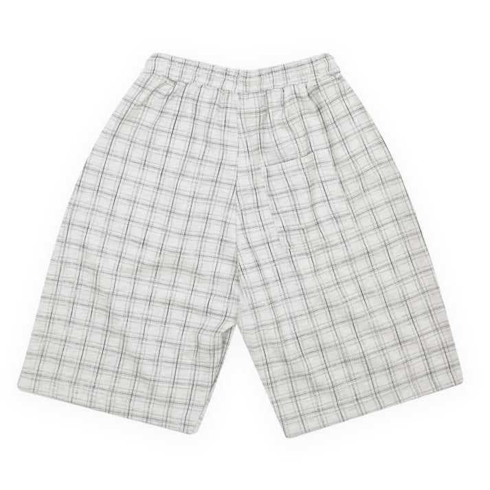 YARDSALE CHECK WAFFLE SHORTS LIGHT GRAY – Yardsale Japan