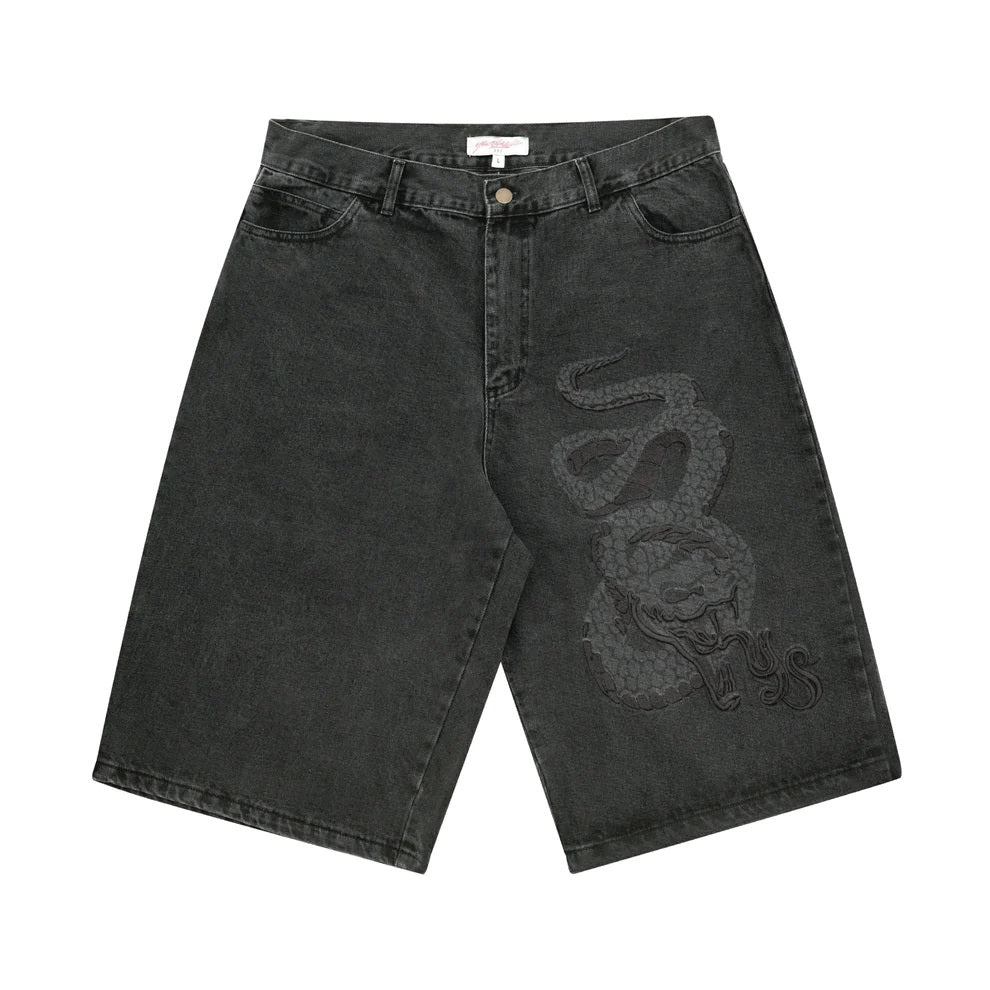 SNAKE SHORTS BLACK