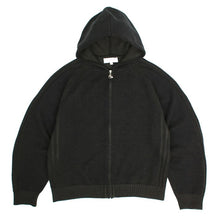 HEATHERED HOOD BLACK