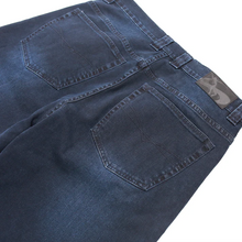 IVORY SLUB JEANS DARK DENIM