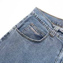 IVORY SLUB JEANS LIGHT DENIM