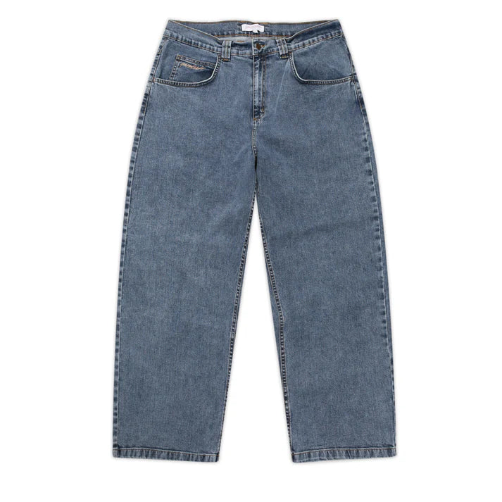 IVORY SLUB JEANS LIGHT DENIM