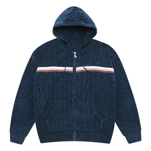 PHANTASY CHENILLE HOOD NAVY