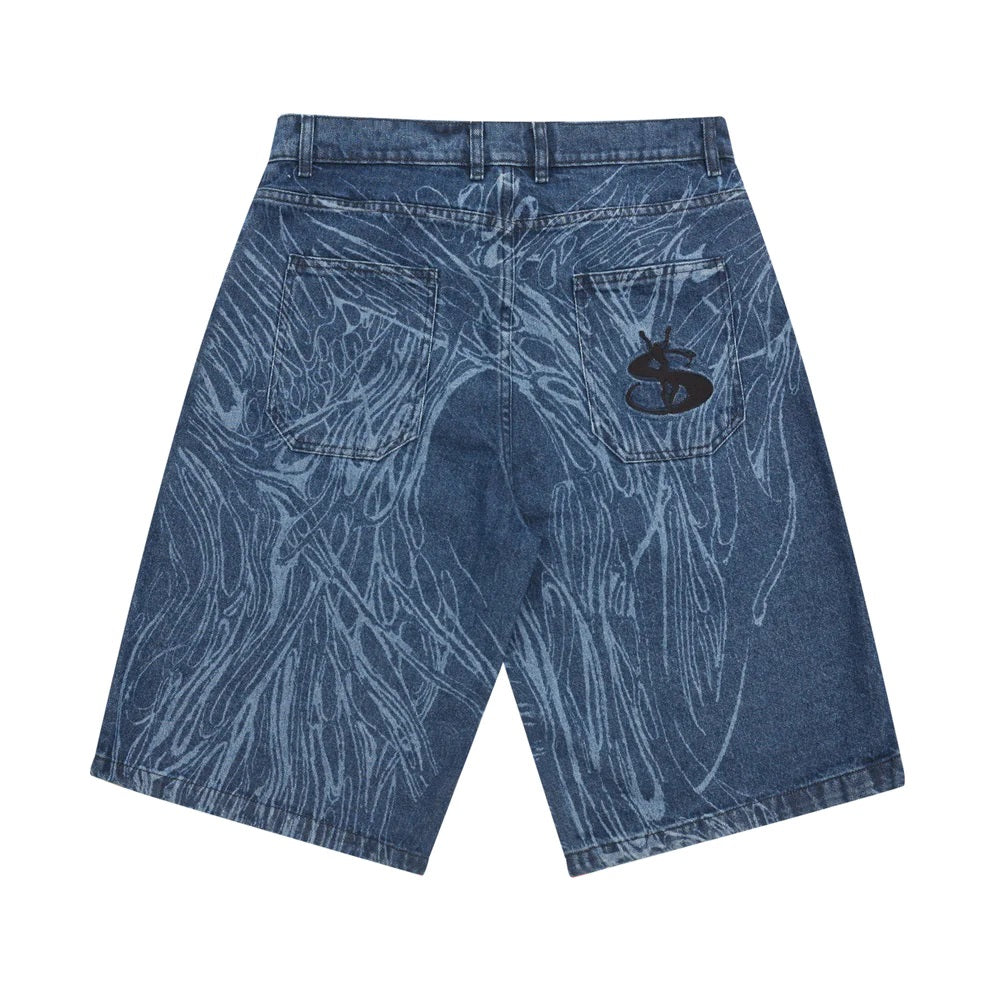 RIPPER SHORTS DENIM