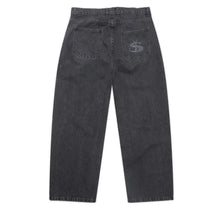 SLUB STAIN PHANTASY JEANS BLACK