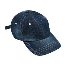 YARDSALE FADED SLUB DENIM CAP BLUE