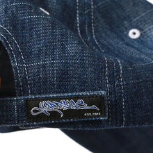 YARDSALE FADED SLUB DENIM CAP BLUE