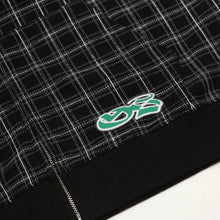 YARDSALE CHECK WAFFLE HOOD DARK GREY