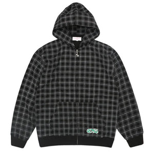 YARDSALE CHECK WAFFLE HOOD DARK GREY – Yardsale Japan