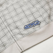 YARDSALE CHECK WAFFLE HOOD LIGHT GRAY