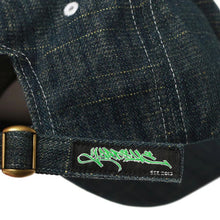 YARDSALE FADED SLUB DENIM CAP INDIGO