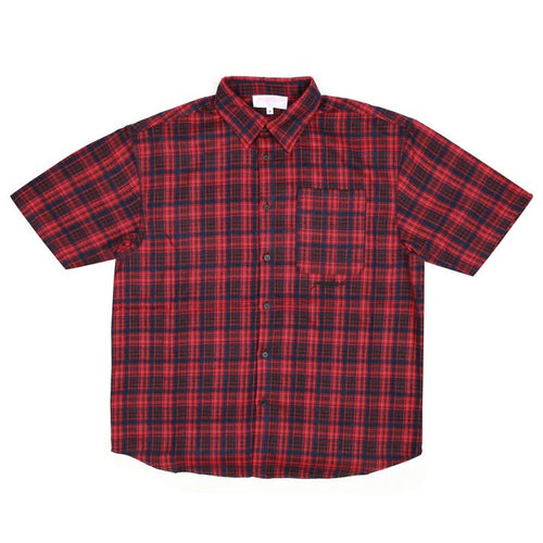 FADED PLAID SHIRT RED