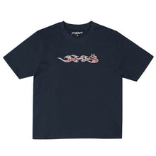 YARDSALE PHANTASY FLAME TEE NAVY