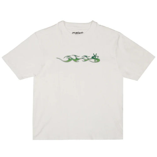 YARDSALE PHANTASY FLAME TEE WHITE