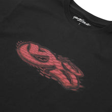 SPRAY LEOPARD TEE BLACK