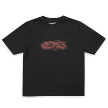 SPRAY LEOPARD TEE BLACK