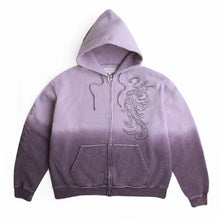 OMBRE HOOD PURPLE