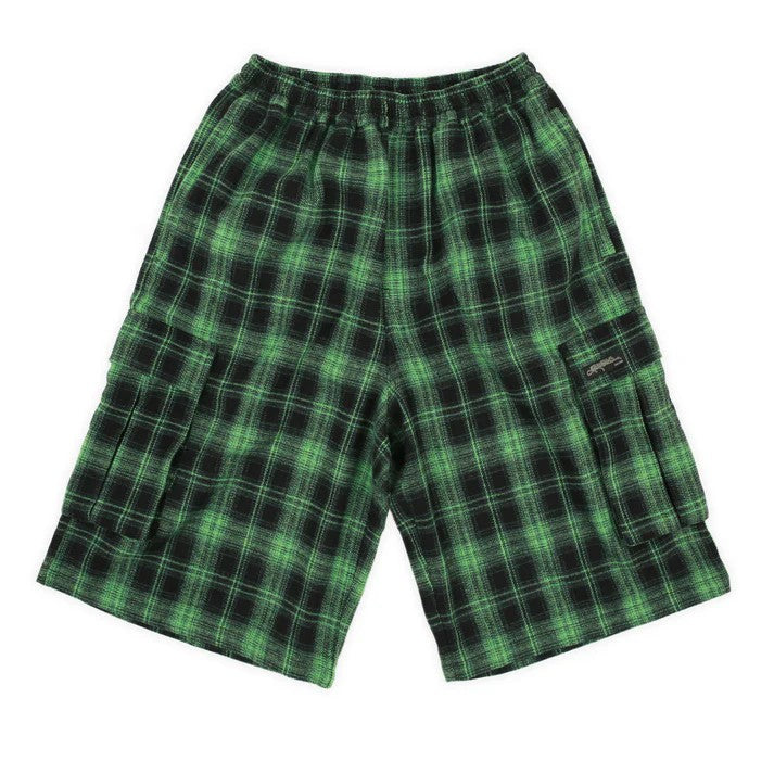 SHORELINE PLAID SHORTS GREEN