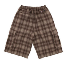 SHORELINE PLAID SHORTS BROWN