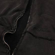 YARDSALE RAW EDGE HOOD BLACK