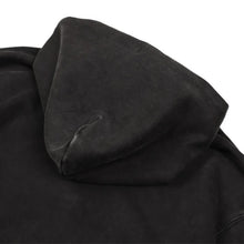 YARDSALE RAW EDGE HOOD BLACK