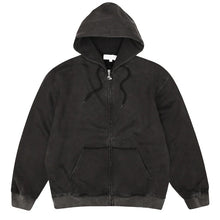 YARDSALE RAW EDGE HOOD BLACK