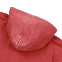 YARDSALE RAW EDGE HOOD RED