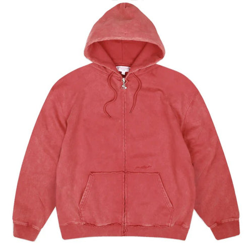 YARDSALE RAW EDGE HOOD RED