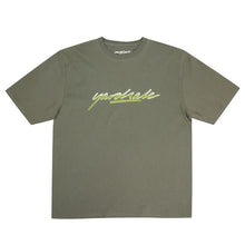 WASHED SCRIPT TEE SAND
