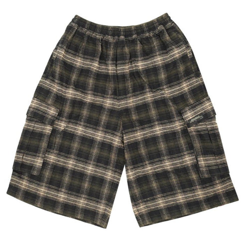 SHORELINE PLAID SHORTS BLACK / GREY