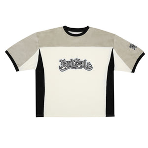 YARDSALE SIERRA VELOUR TEE CREAM/TAN