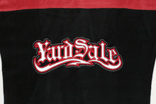 YARDSALE SIERRA VELOUR TEE BLACK/RED