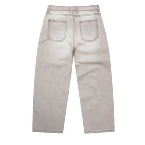 SLUB STAIN PHANTASY JEANS SILVER