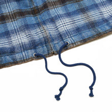 YARDSALE TARTAN FULLZIP BLUE