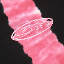 YARDSALE FLOWER TIE DYE TEE BLACK