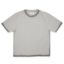 WAFFLE FADE TEE LIGHT GREY