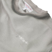 WAFFLE FADE TEE LIGHT GREY