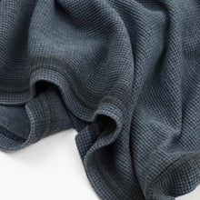 WAFFLE FADE TEE LIGHT NAVY