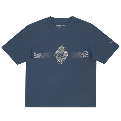 YARDSALE CHARM TEE NAVY