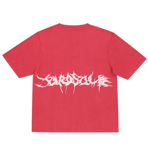 YARDSALE WIRED TEE RED